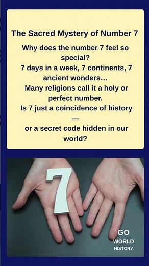 Why Is 7 a Sacred Number? Hidden Meaning & Mystery of Number 7 | #shorts