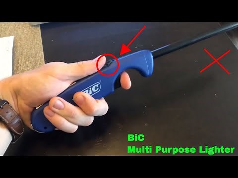 ✅ How To Use BiC Multi Purpose Lighter Review