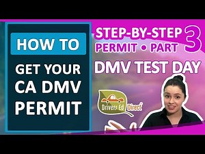 Getting Your Permit at the DMV Part 3 •Update in Description!• What to Expect on Test Day: Check In