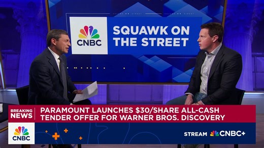 Watch CNBC's full interview with Paramount Skydance CEO David Ellison