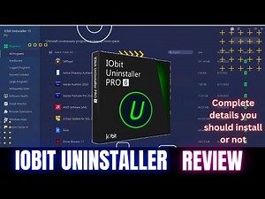 Iobit Uninstaller Review | complete details you should install this or not
