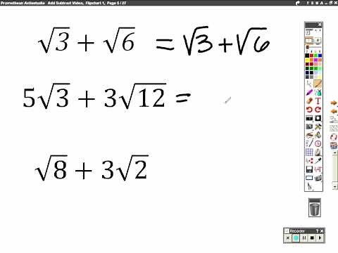 Add and Subtract Radicals